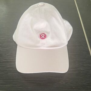 Lululemon Pink and White Cap
